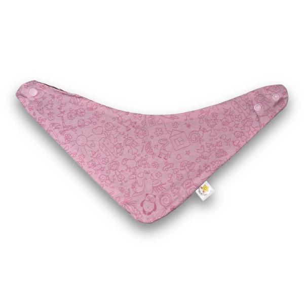 Wende Halstuch spielende Kinder rosa